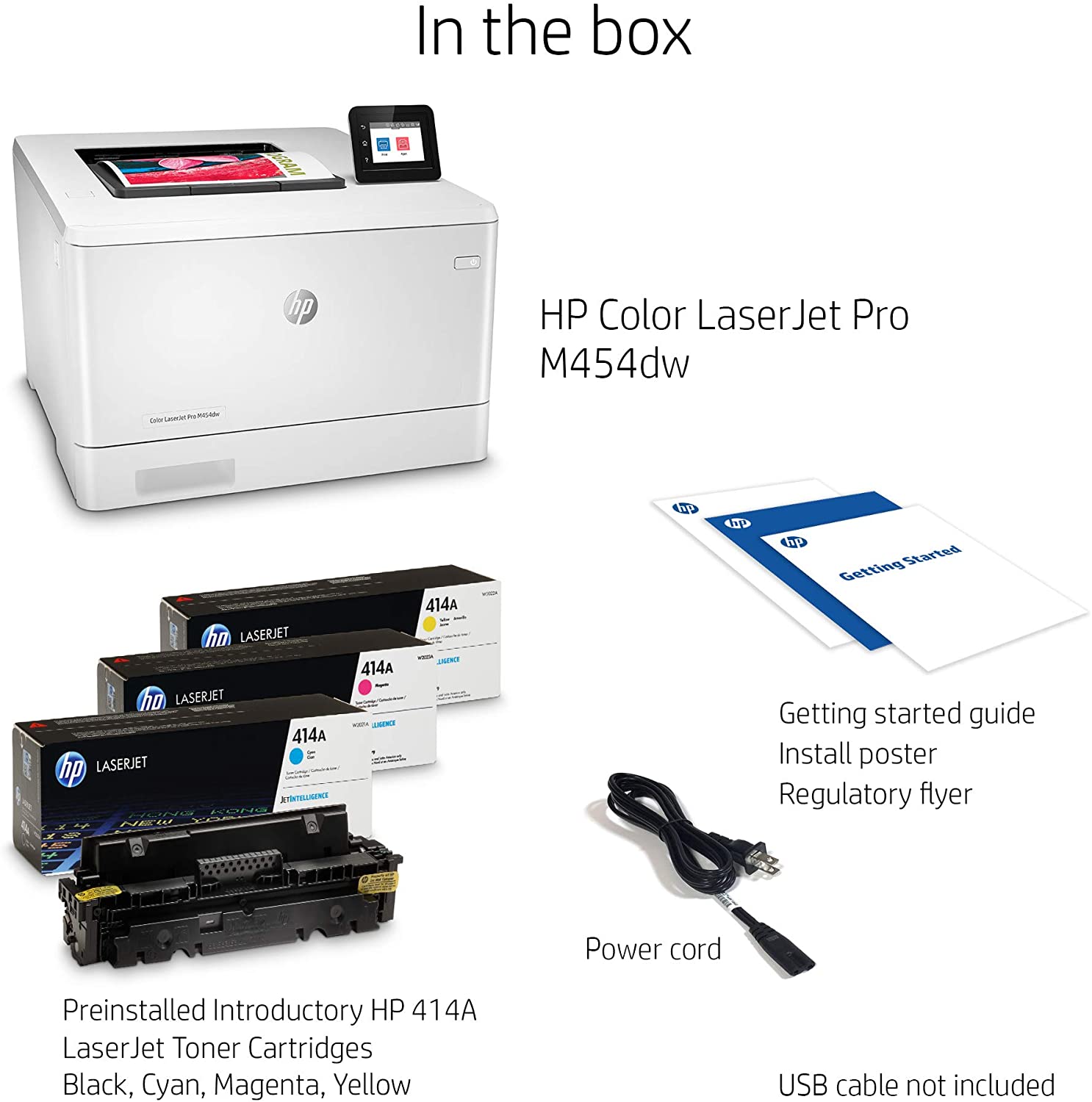 HP Color LaserJet Pro M454dw