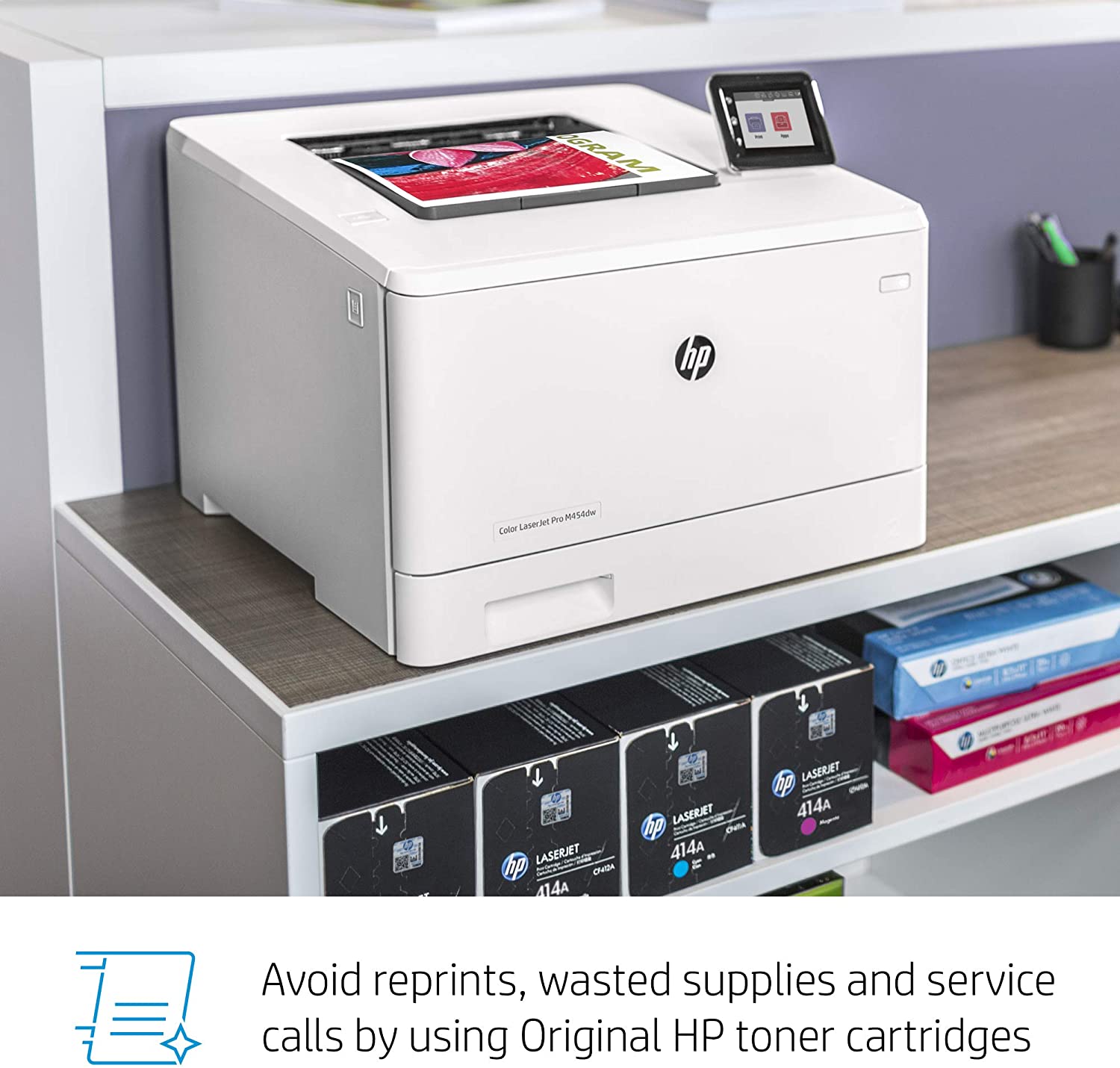 HP Color LaserJet Pro M454dw