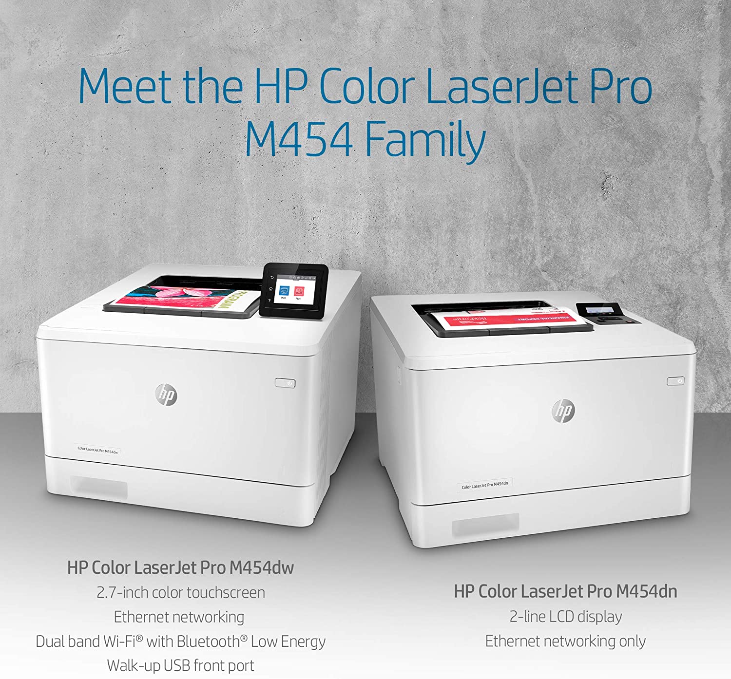 HP Color LaserJet Pro M454dw