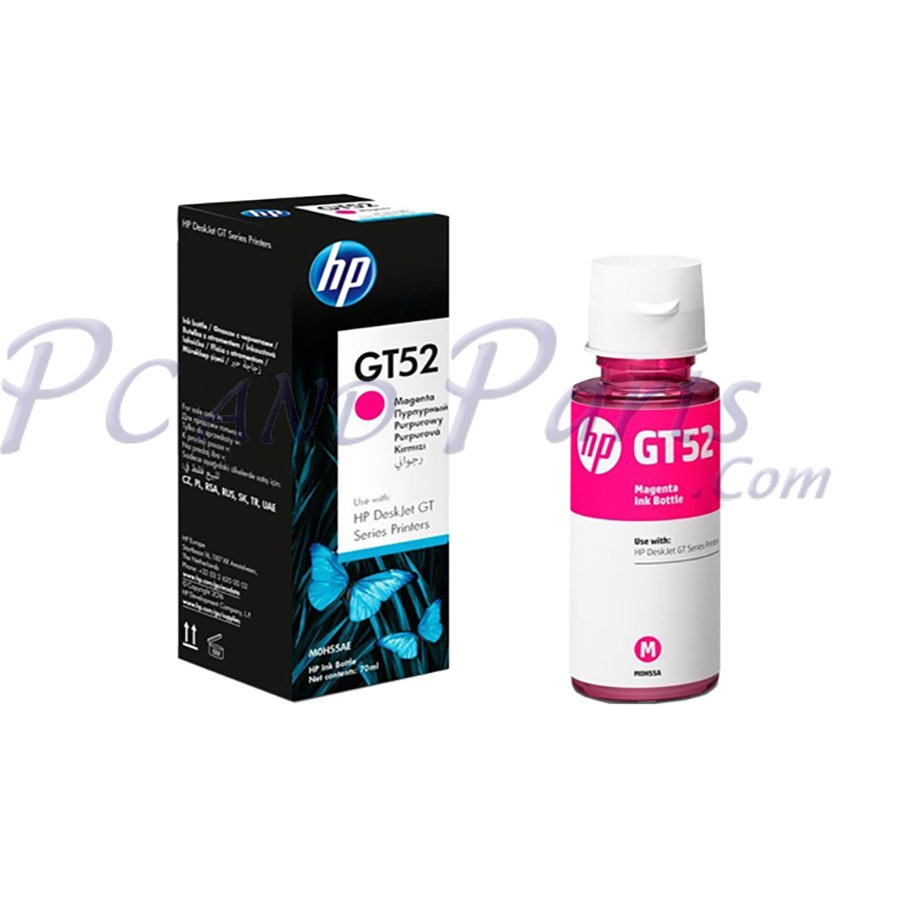 HP GT52 Magenta Original Ink Bottle