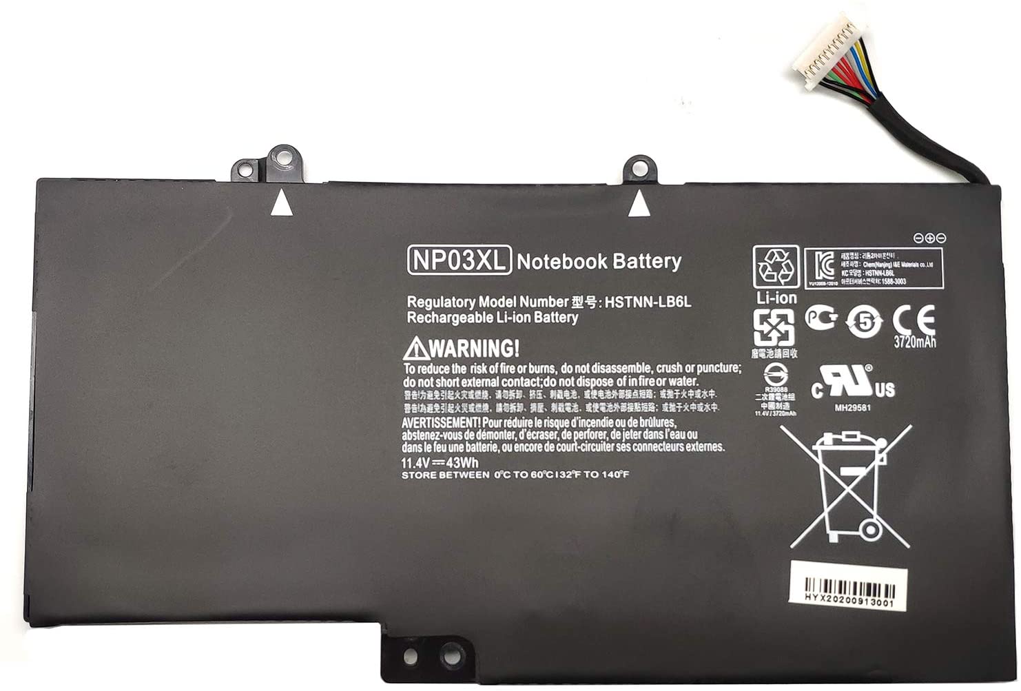 HP NP03xl Compatible Battery