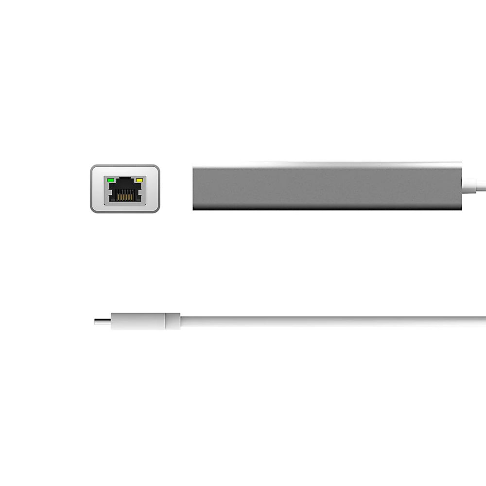 j5create JCH474 USB-C 3-Port HUB +Gigabit Ethernet Multi Adapter