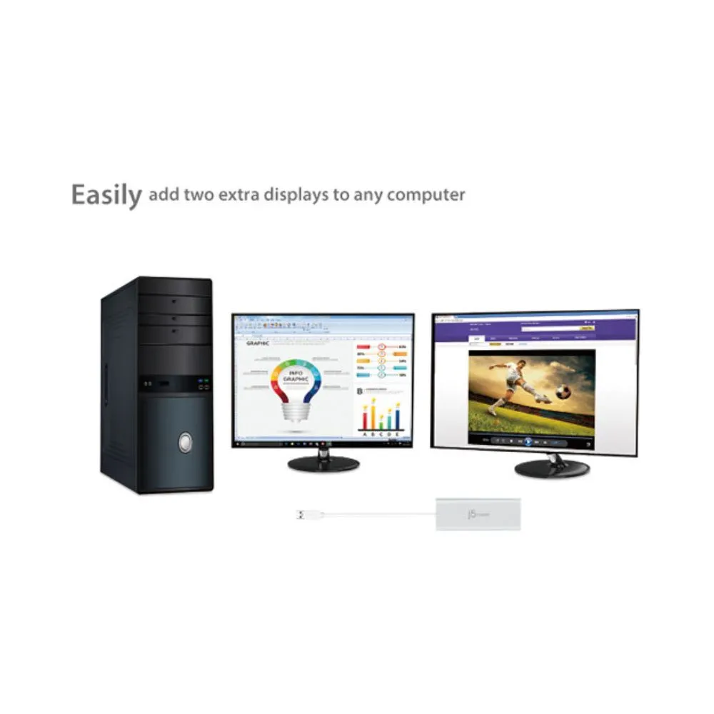 j5create JUD380 USB 3.1 Gen 1 Mini Dock