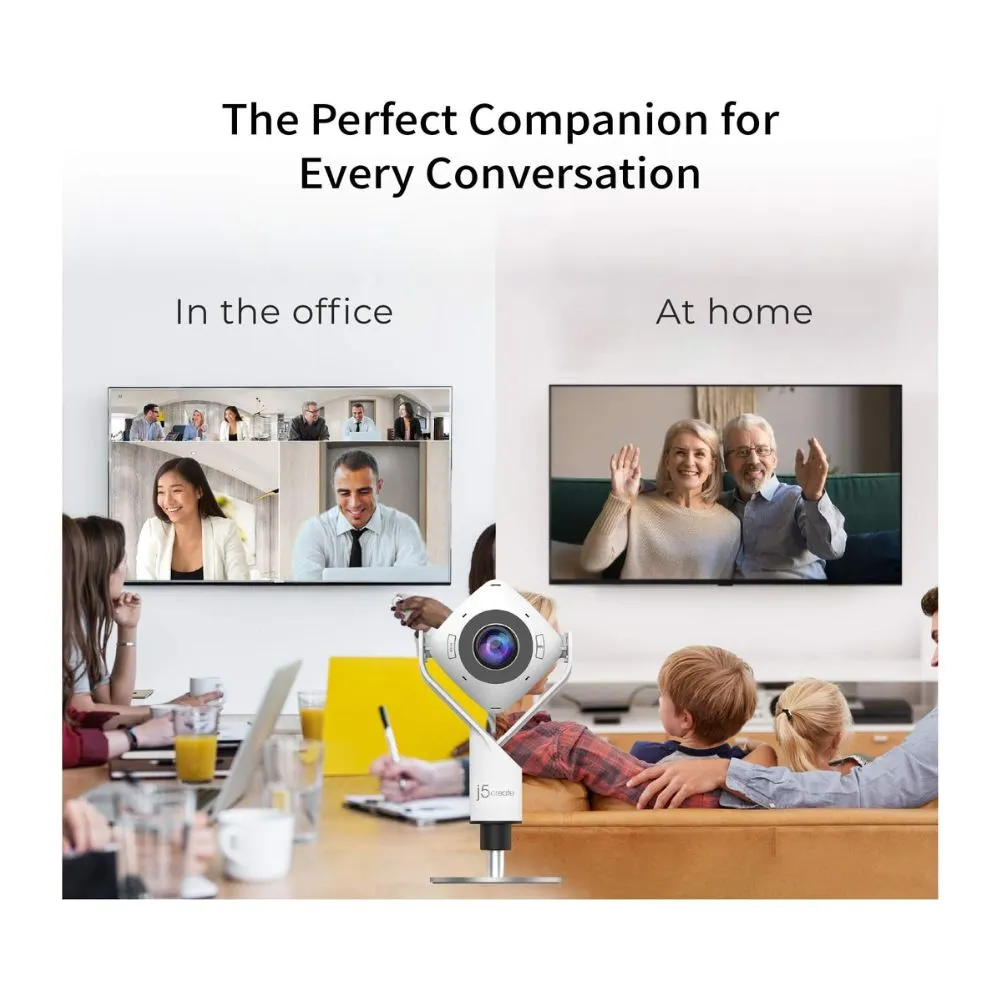 j5create JVCU360S 360 Degree All Around Webcam