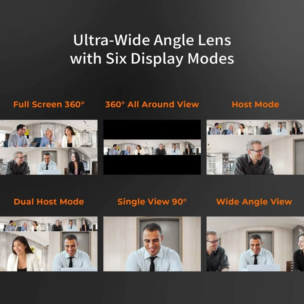 j5create JVCU360S 360 Degree All Around Webcam