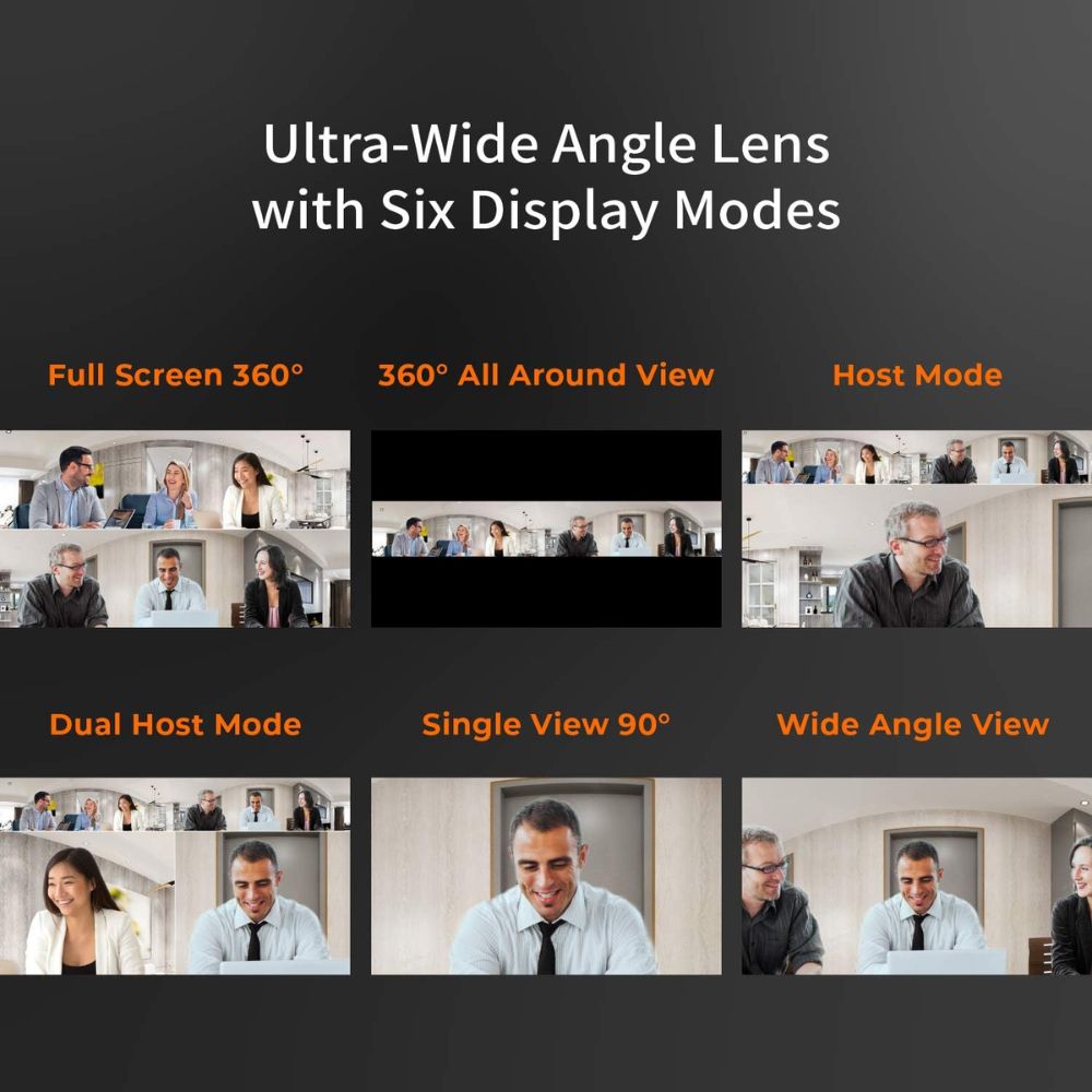 j5create JVCU360S 360 Degree All Around Webcam