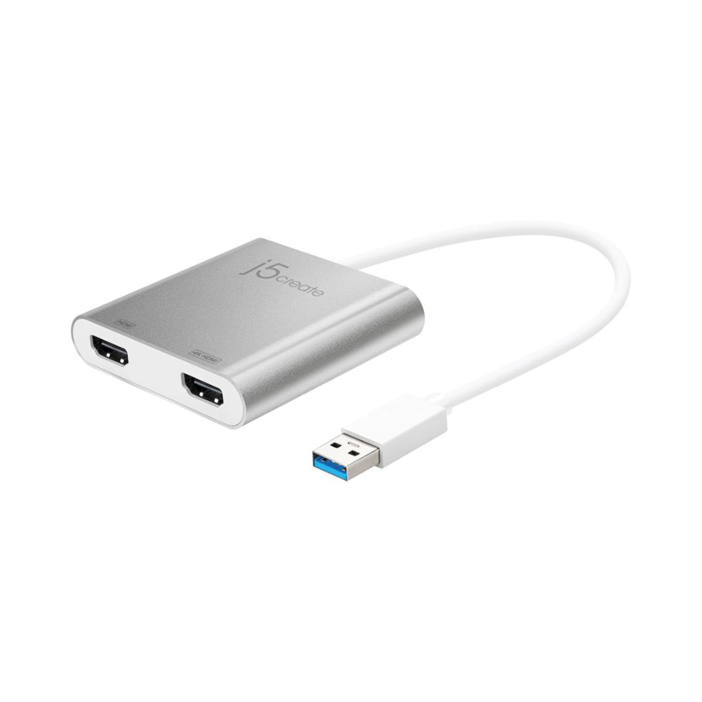 j5create USB 3.0 Gen 1 to Dual HDMI Multi-Monitor Adapter