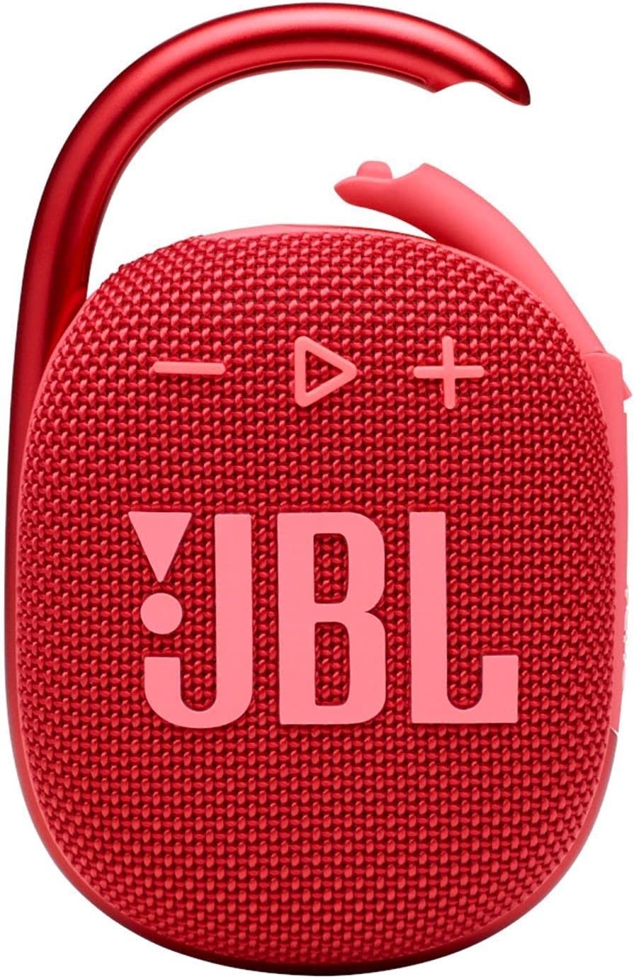 JBL Clip 4 Portable Bluetooth Speaker, Red | CLIP4RED