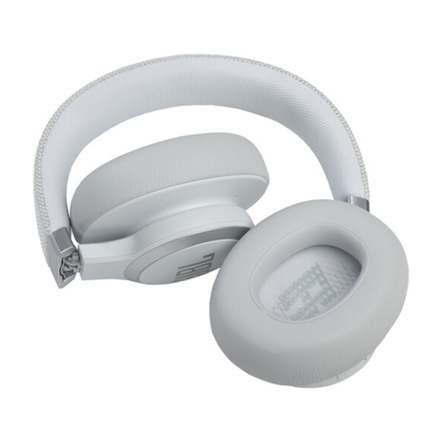 JBL Live 660NC Noise-Canceling Wireless Over-Ear Headphones (White)