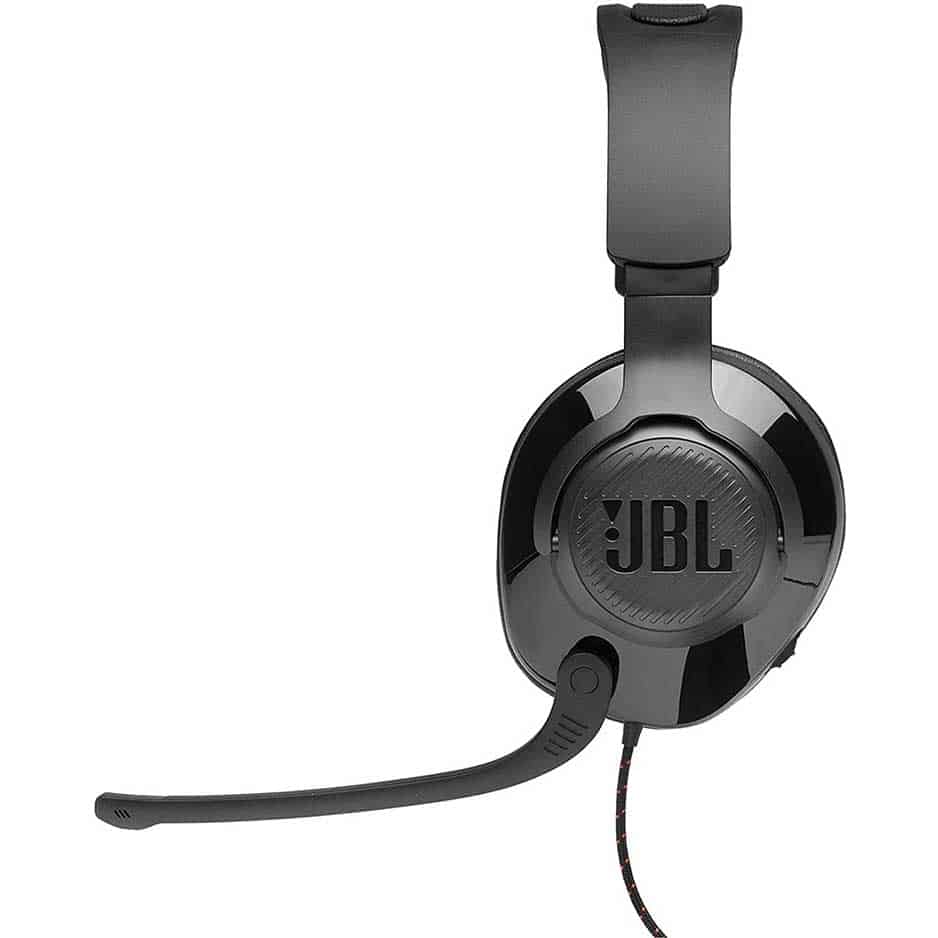 JBL Quantum 200 – Wired Over-Ear Gaming Headphones – Black, Large