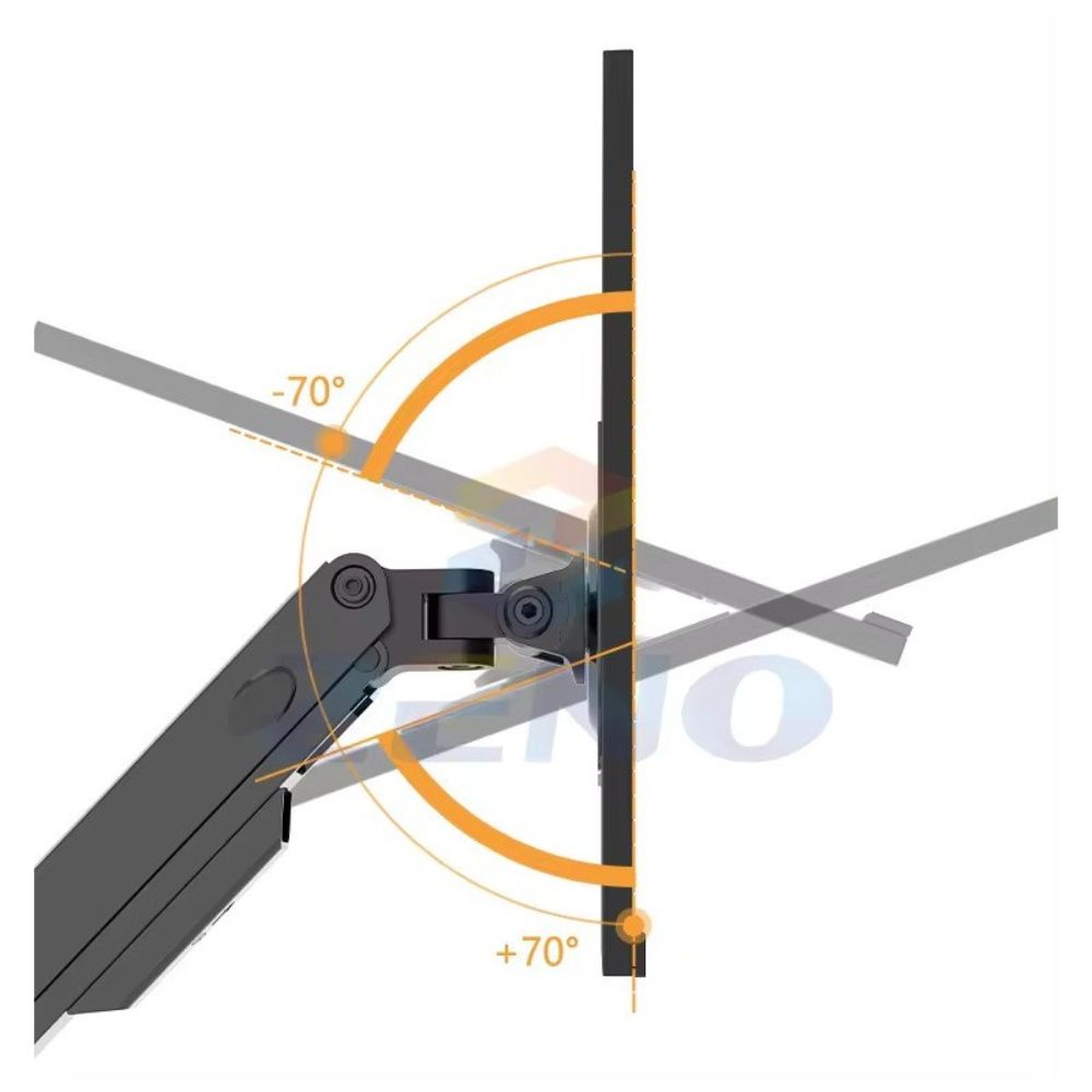 Kaloc DS200 H2 Adjustable Dual Monitor Arm
