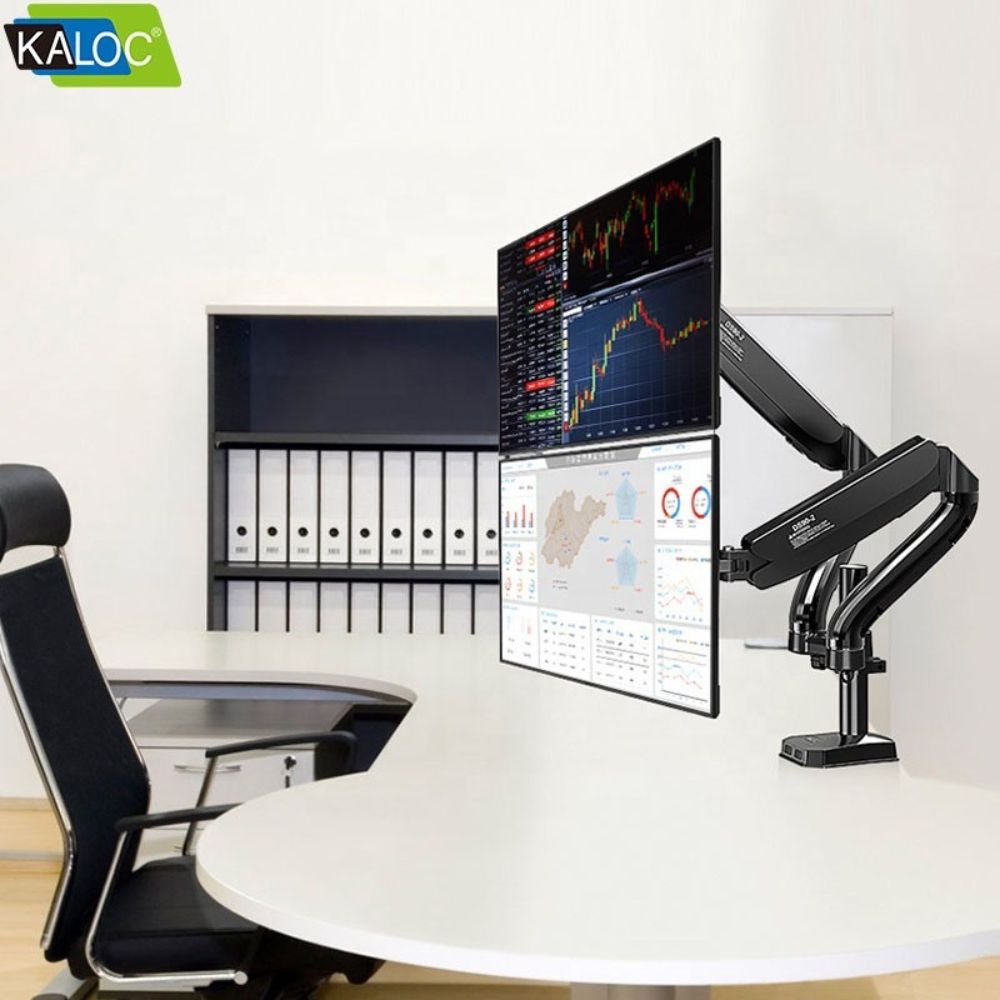 Kaloc DS90-2 Adjustable Dual Monitor Arm