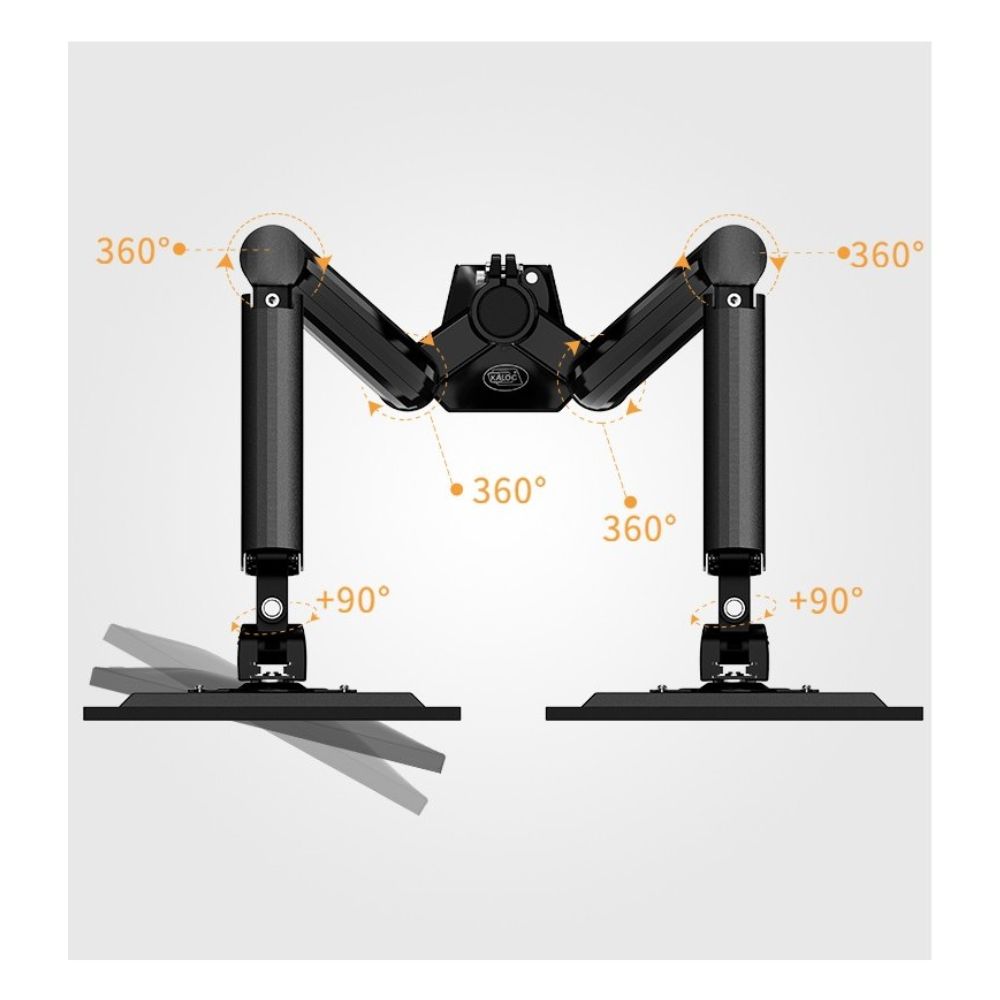 Kaloc DS90-2 Adjustable Dual Monitor Arm