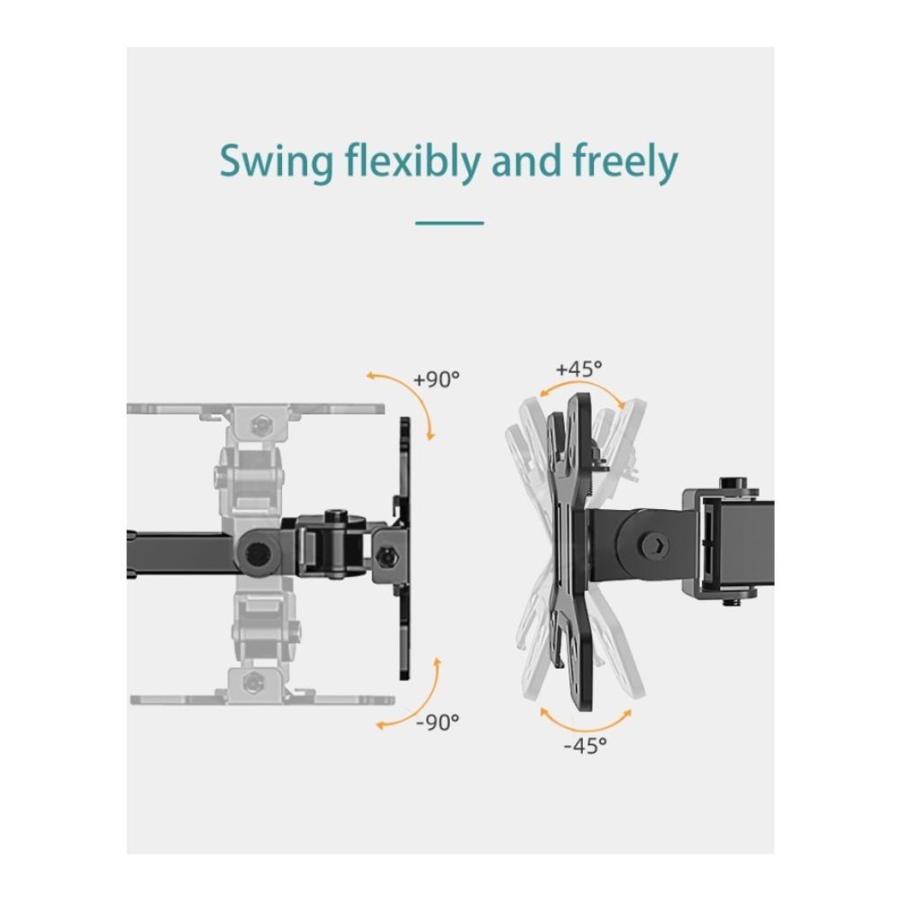 Kaloc DW240J Adjustable 4 Monitor Arm