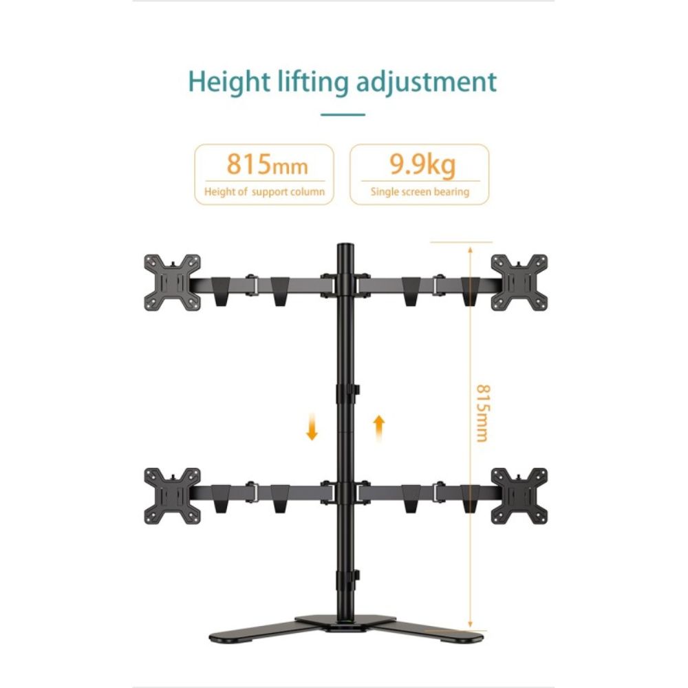 Kaloc DW240T Adjustable 4 Monitor Arm