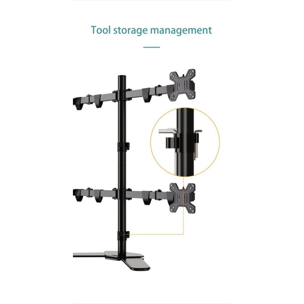 Kaloc DW240T Adjustable 4 Monitor Arm