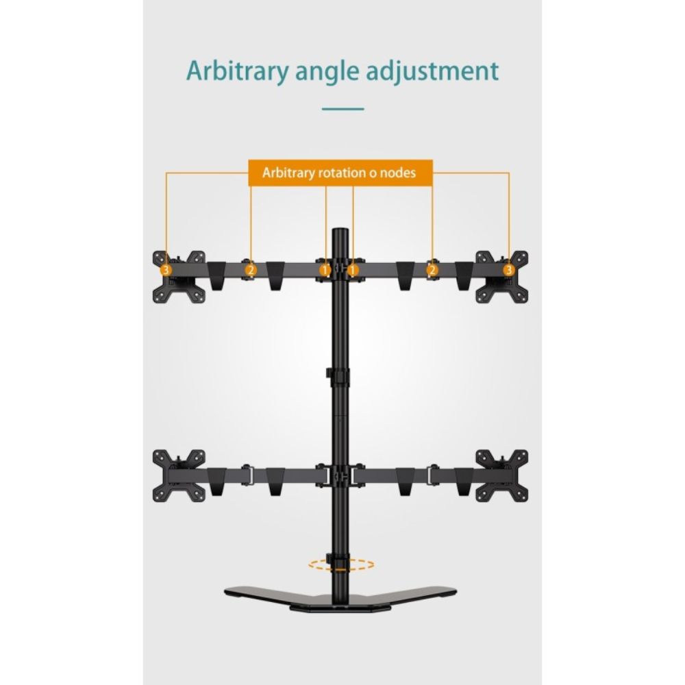 Kaloc DW240T Adjustable 4 Monitor Arm