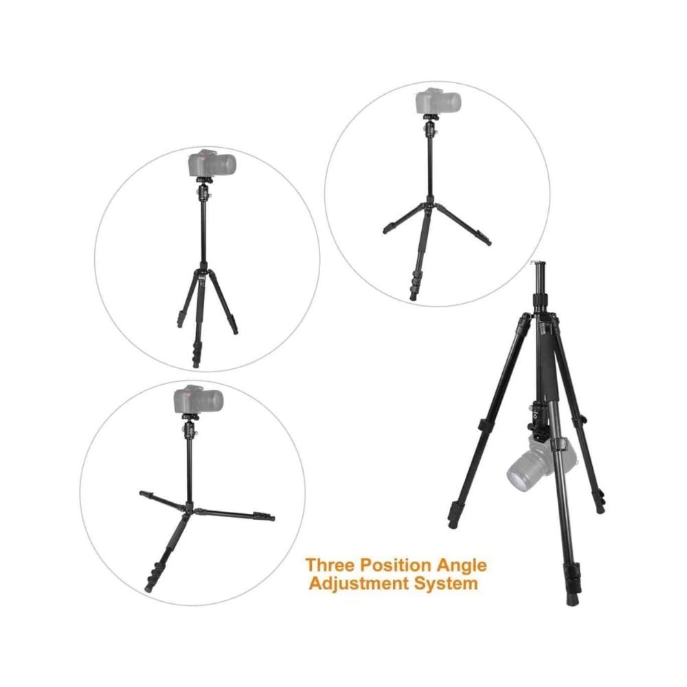 Kingjoy G555+G0 4-Section Travel Tripod Detachable Monopod
