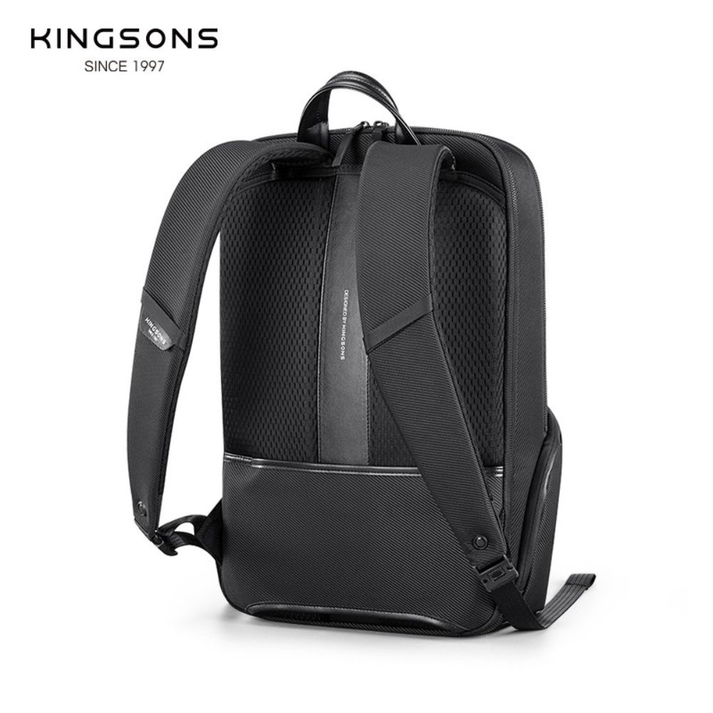 Kingsons Premium Leather Backpack