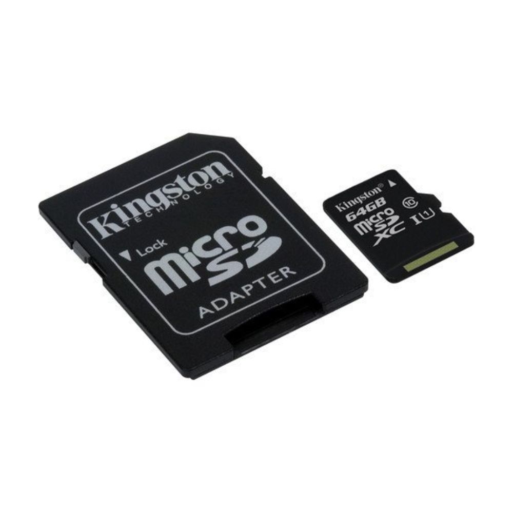 Kingston 64GB Canvas Select UHS-I microSDXC Memory Card with SD Adapter