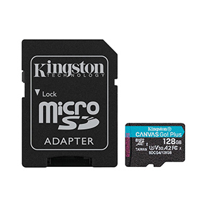 Kingston Canvas Go Plus 128GB microSD Card