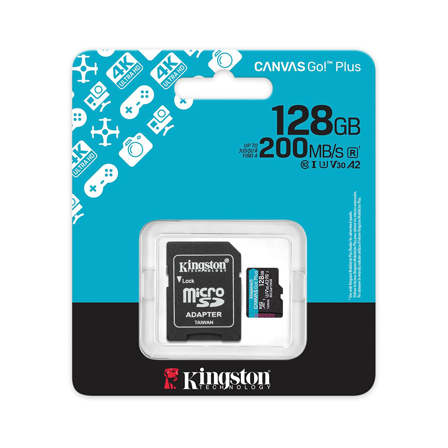 Kingston Canvas Go Plus 128GB microSD Card