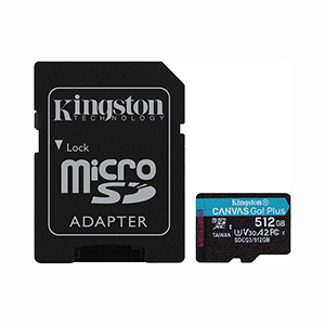 Kingston SDCG3/512GB 512GB SD microSD Card