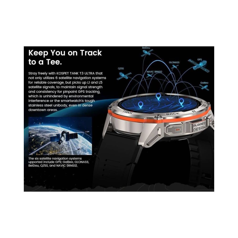Kospet Tank T3 Ultra Smartwatch -Special Edition