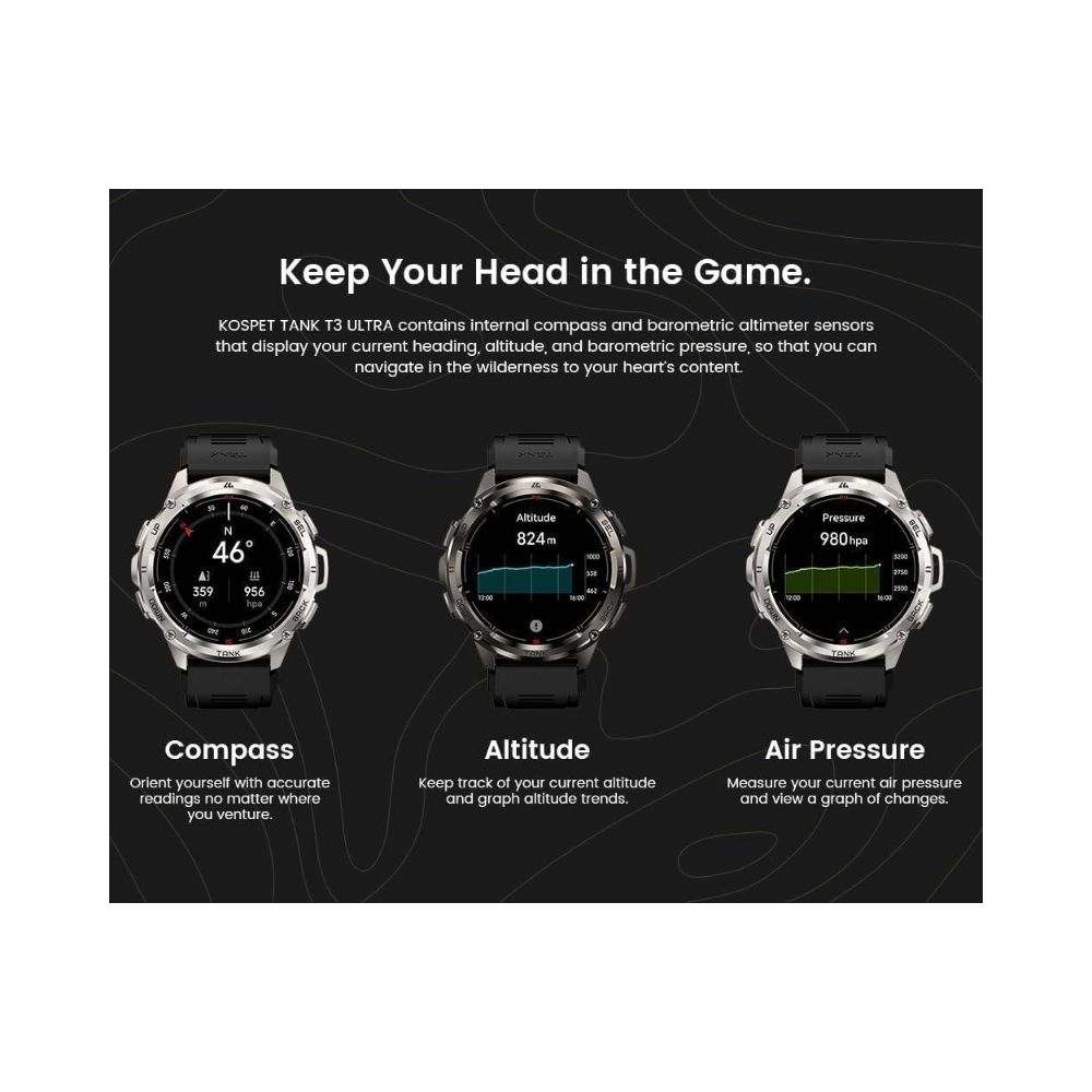 Kospet Tank T3 Ultra Smartwatch -Special Edition