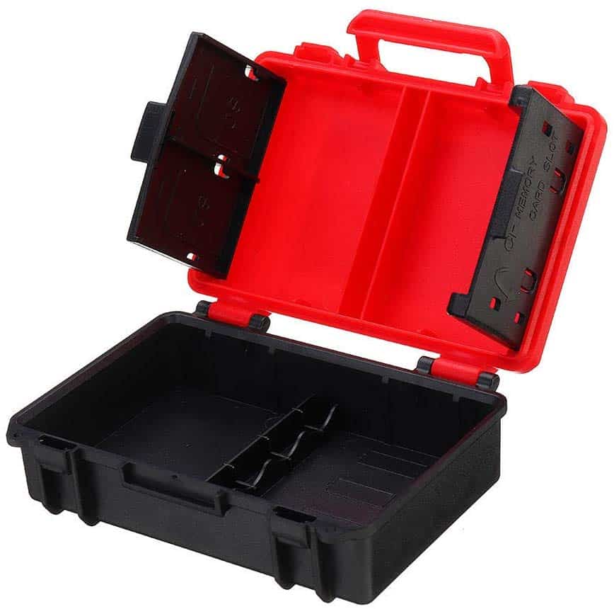 LENSGO Memory Card and Battery Case