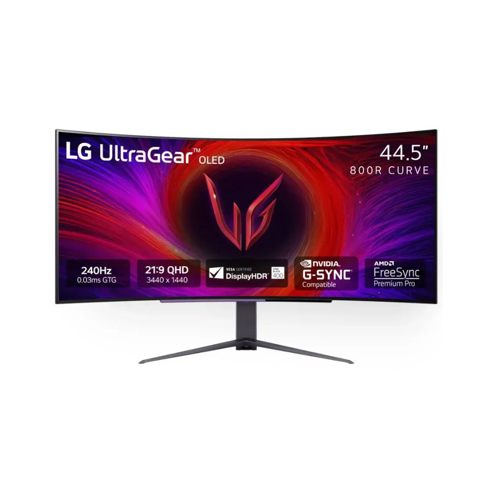 LG UltraGear 45″ OLED Curved WQHD 240Hz 0.03ms FreeSync..