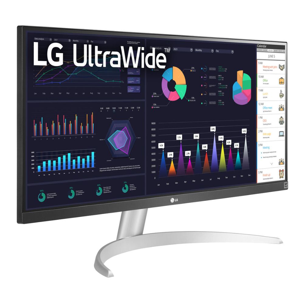 LG UltraWide 29″ 1080p HDR Monitor – 29WQ600-W.