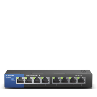 Linksys 8-Port Business Desktop Gigabit Switch | LGS108-EU