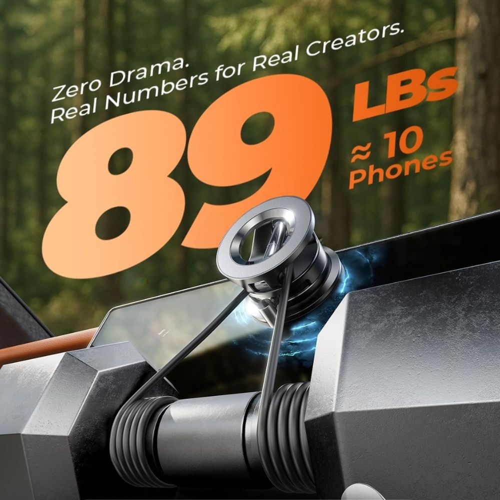 LISEN A608 Magnetic Phone Holder | Black