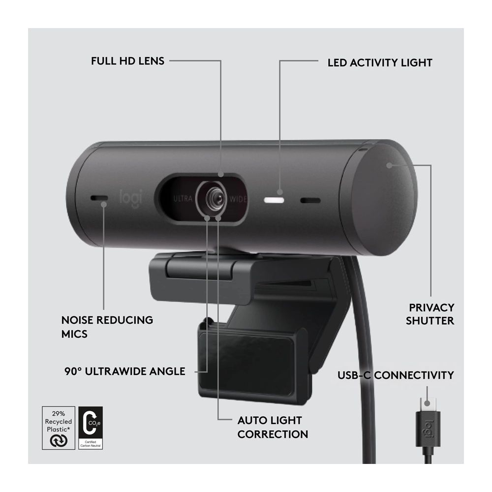 Logitech Brio 501 Full HD Webcam
