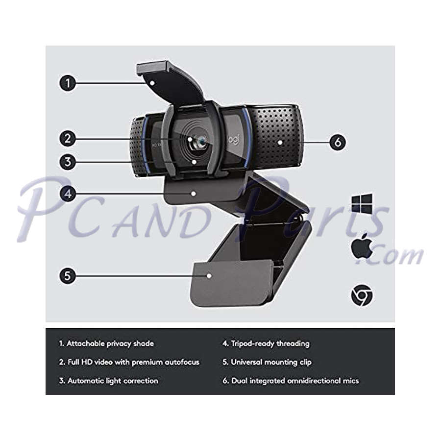Logitech C920e 1080p Business Webcam