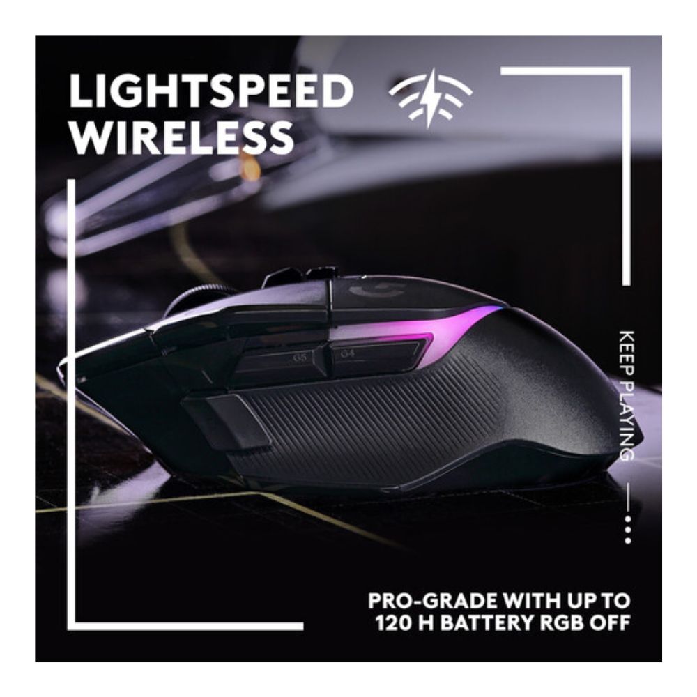 Logitech G G502 X Plus LIGHTSPEED Wireless RGB Gaming Mouse (Black)