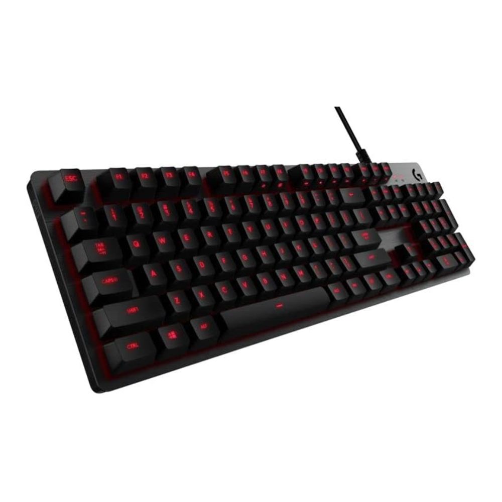 Logitech G413 Backlit Mechanical Gaming Keyboard with USB Passthrough – Carbon