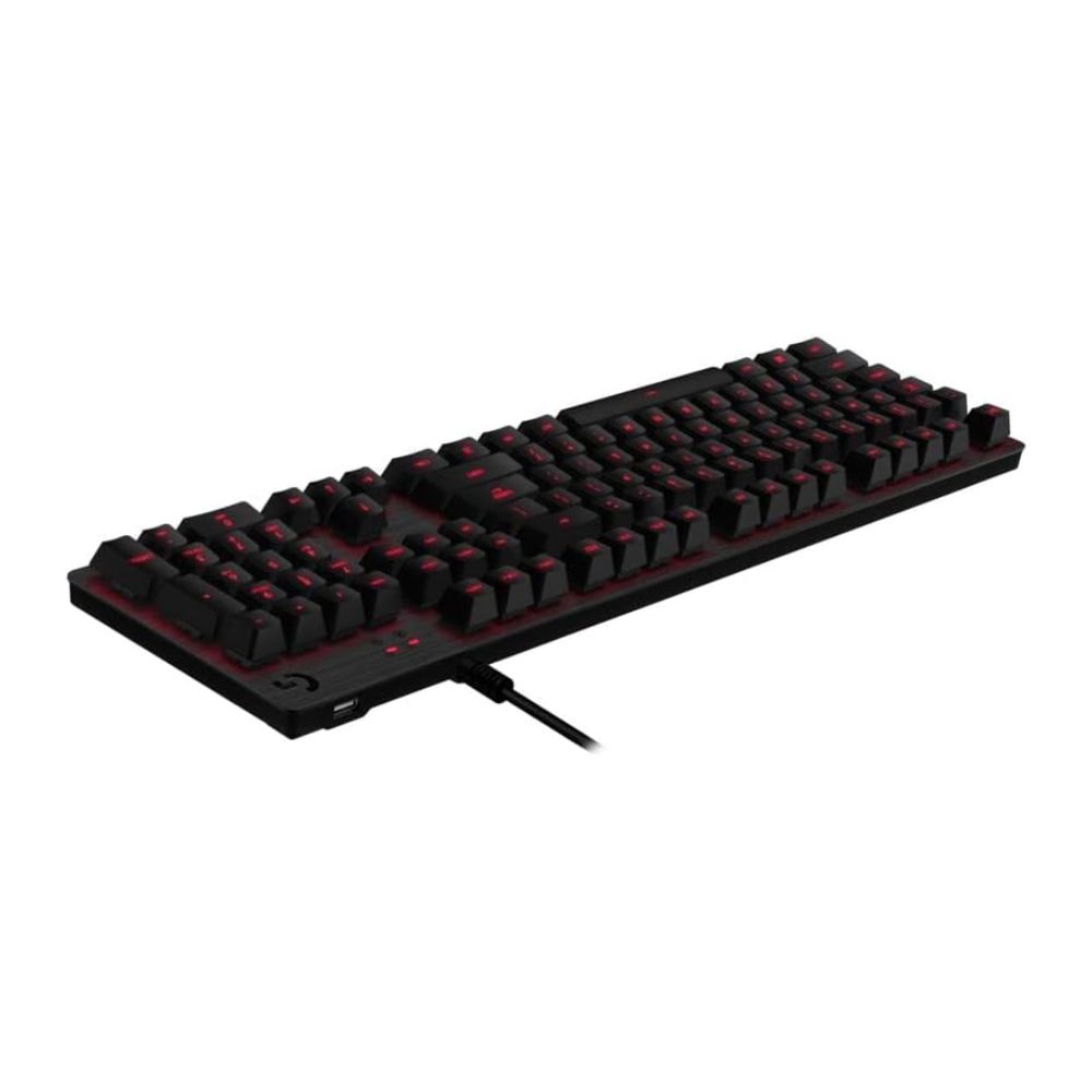 Logitech G413 Backlit Mechanical Gaming Keyboard with USB Passthrough – Carbon
