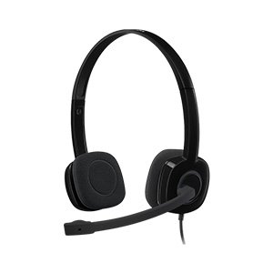Logitech H151 Stereo Headset Black