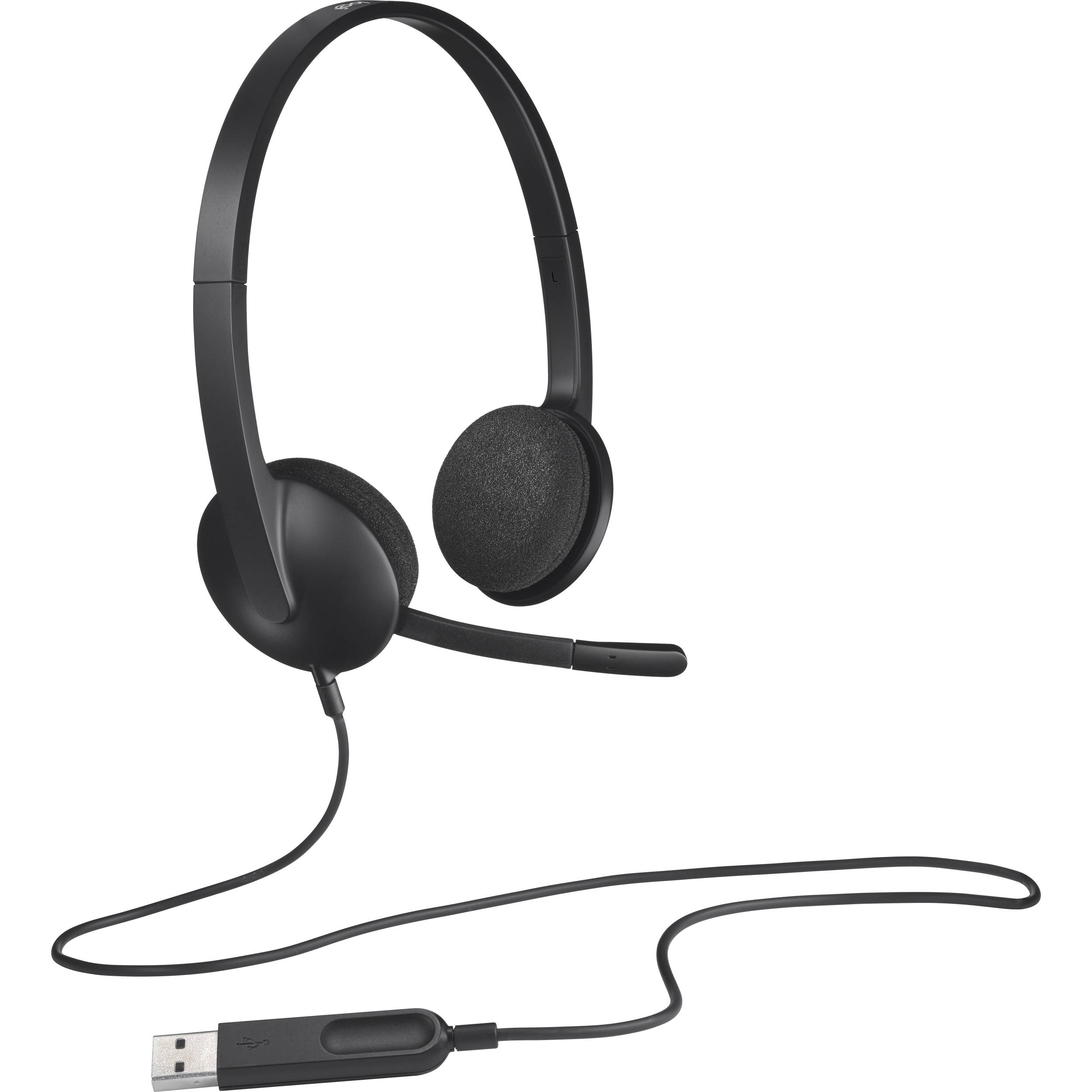 Logitech H340 USB Headset - Black | H340