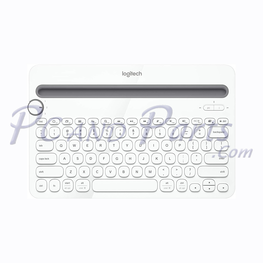 Logitech K480 Bluetooth Multi-Device Keyboard White