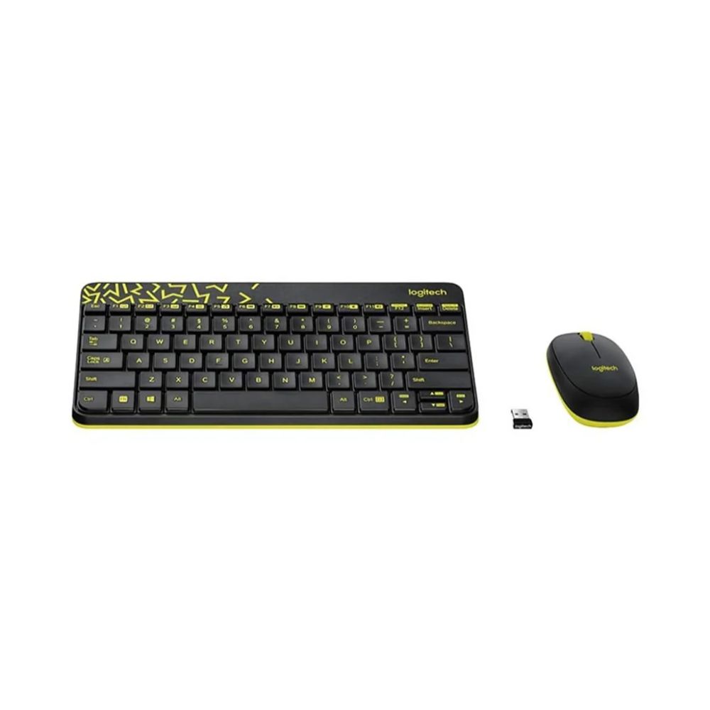 Logitech MK240 Nano Wireless Keyboard and Mouse Combo – Compact – Colorful – and Efficient
