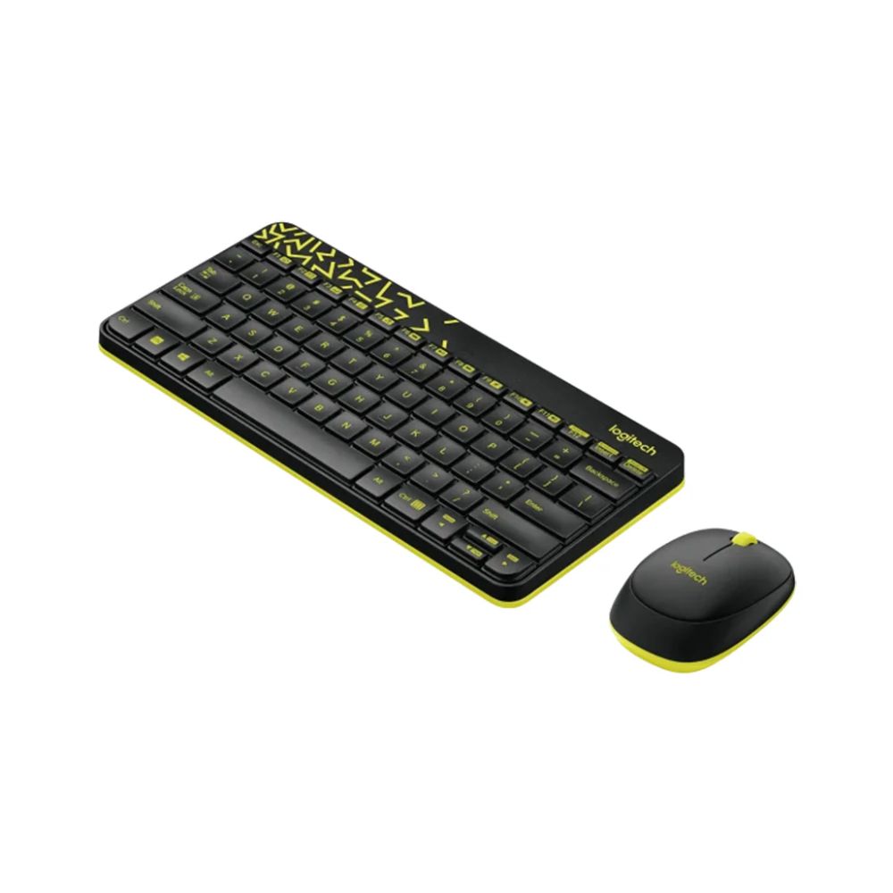 Logitech MK240 Nano Wireless Keyboard and Mouse Combo – Compact – Colorful – and Efficient