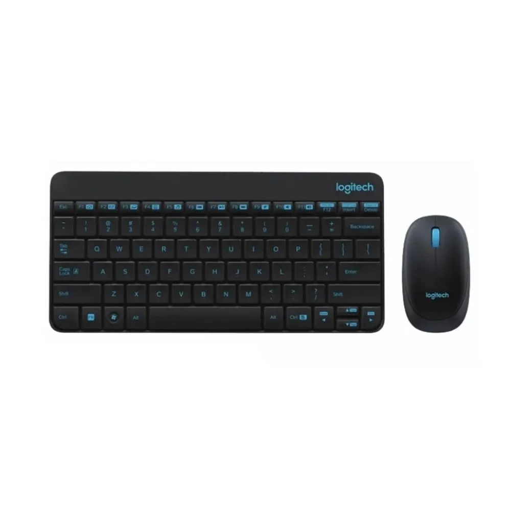Logitech MK245 Nano Wireless Keyboard And Mouse 2.4GHz Nano USB Receiver– Black | 920-008200