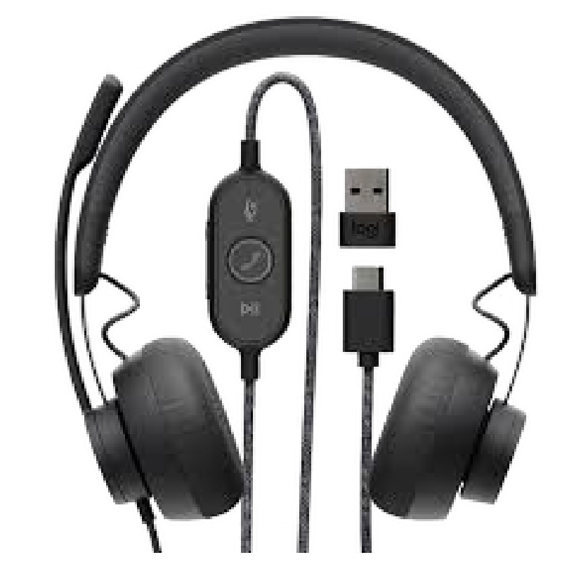 Logitech Zone Wired Headset with Noise Canceling Mic | 981-000875