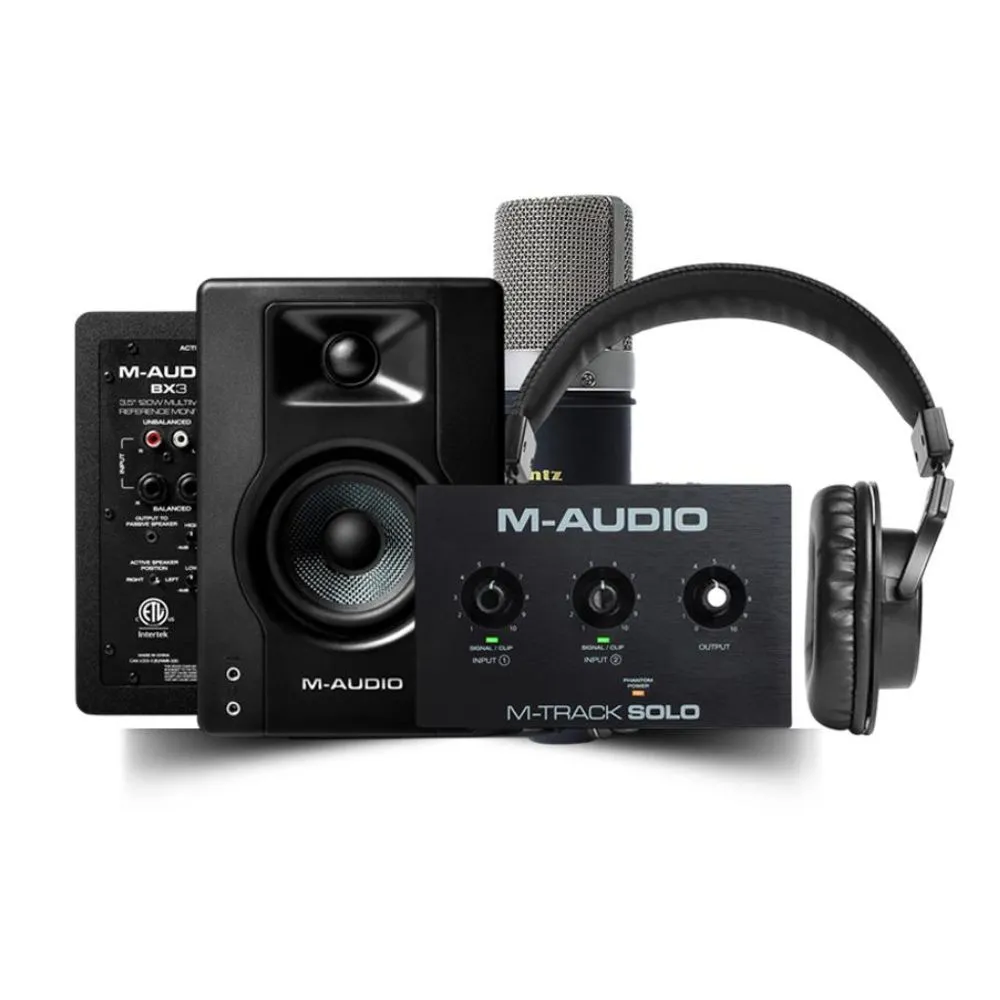 M-Audio Studio Complete Recording Package