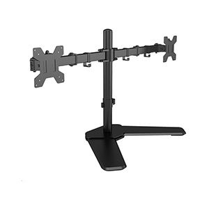 M042 Dual Desk Monitor Mount supports up to 32″