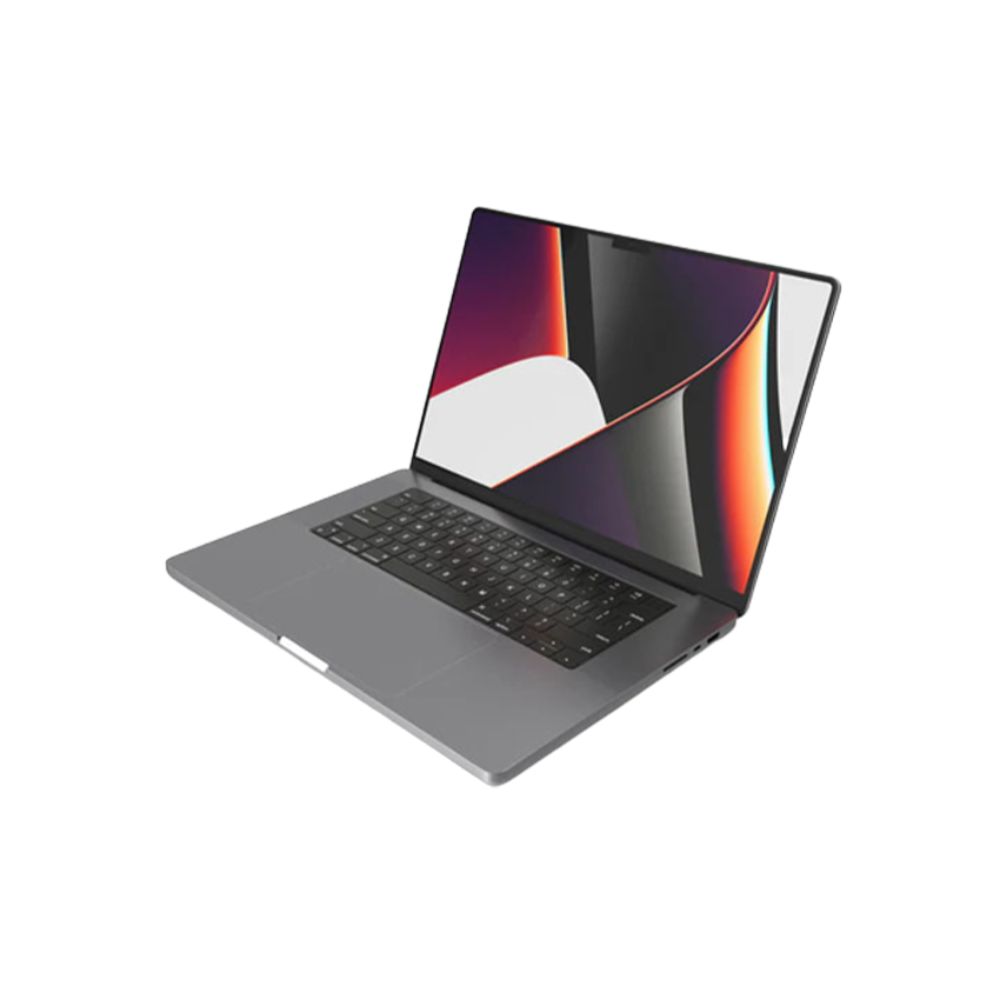 MacBook Pro (16-inch,M1 Pro 10‑core CPU and 16‑core GPU, 32GB RAM, 1TB SSD).