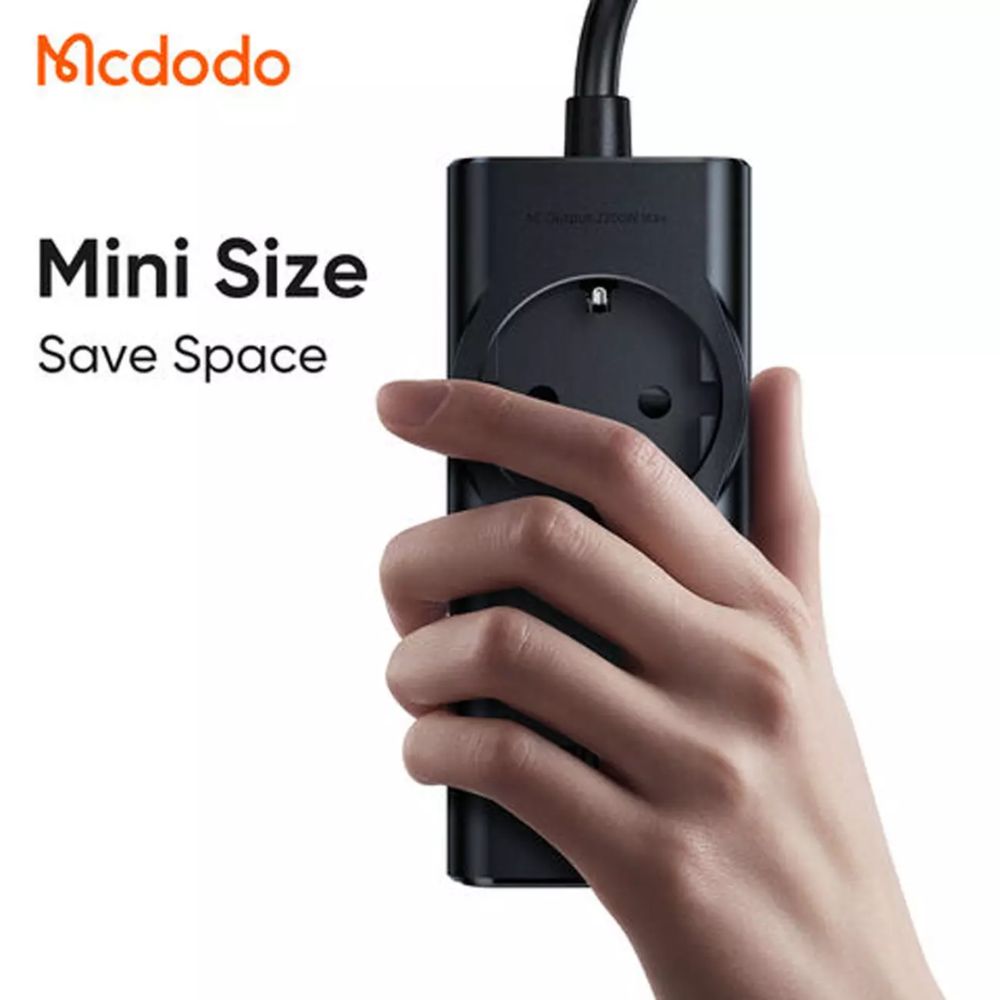 MacDodo CH-462 70W Power Strip with One Socket, Two Type-C and One USB